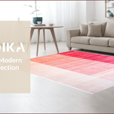 Ultra Soft Area Rug, Non Slip, Stain Resistant, Washable Area Rugs for Living Room, Bedroom, ombre faux wool nursery(Pink)