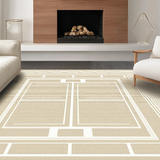 Elegant Textured Modern Motif(Beige)