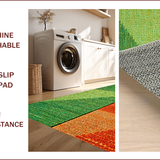 Ultra Soft Area Rug, Non Slip, Stain Resistant, Washable Area Rugs for Living Room, Bedroom, Modern Geometric Spiral Living Room Non-Slip Rug(Green)