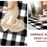 Cozy Earthy Toned Layered Motif(Black)