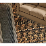Ultra Soft Area Rug, Non Slip, Stain Resistant, Washable Area Rugs for Living Room, Bedroom, Contemporary Cozy Faux Texture(Black)