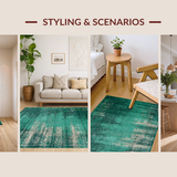 Elegant Distressed Artistic Design(Green)