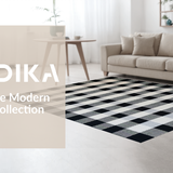 Eclectic Modern Tiled Design(Black)