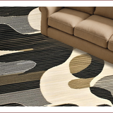 Ultra Soft Area Rug, Non Slip, Stain Resistant, Washable Area Rugs for Living Room, Bedroom, Elegant Rustic Okapi Motif Design(Beige)