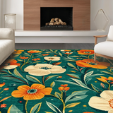 Charming Distressed Tiled Design(Green)