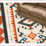 Ultra Soft Area Rug, Non Slip, Stain Resistant, Washable Area Rugs for Living Room, Bedroom, Neutral Tufted Bath Rug for Minimalist Decor(Orange)