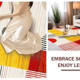 Contemporary Linear Patterned Appeal(Red)