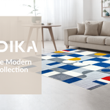 Ultra Soft Area Rug, Non Slip, Stain Resistant, Washable Area Rugs for Living Room, Bedroom, Charming Tiled Game Aesthetic(Gray)