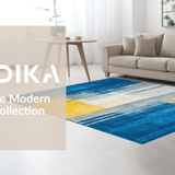 Artistic Swirl Motif in Blue(Blue)