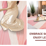 Chic Modern Plush Accent(Pink)