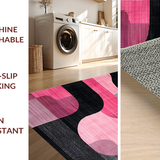 Chic Modern Geometric Wave Design(Black)