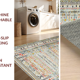 Artisanal Colorful Circular Arrangement(Gray)