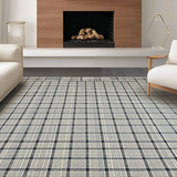 Ultra Soft Area Rug, Non Slip, Stain Resistant, Washable Area Rugs for Living Room, Bedroom, Trendy Vintage Medallion Style(Gray)