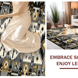 Elegant Ethnic Geometric Motif(Gray)