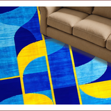 Art Deco Inspired Geometric Elegance(Blue)