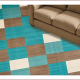 Elegant Earthy Geometric Tones(Blue)