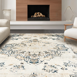 Transitional Taupe Abstract Design(Beige)
