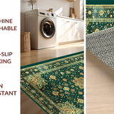 Luxe Distressed Geometric Visual Appeal(Green)