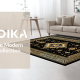 Chic Minimalist Geometric Fusion(Black)