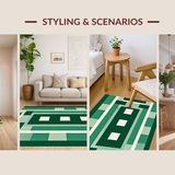 Cozy Rustic Geometric Appeal(Green)