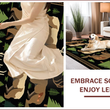 Elegant Earthy Leaf Motif(Black)