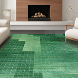 Contemporary Textured Round Shape(Green)