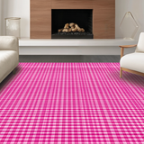 Trendy Pink Check Appeal(Pink)
