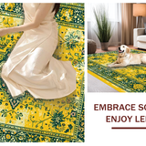 Charming Bright Patterned Ensemble(Yellow)