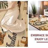 Earthy Toned Whimsical Wildlife Design(Beige)