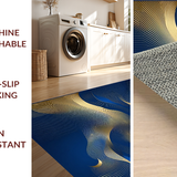 Dynamic Blue Grey Fusion Artistry(Blue)