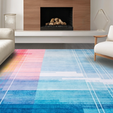 Lively Multi Colored Abstract Flow(Blue)