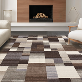 Elegant Lattice Motif with Depth(Beige)