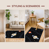 Enchanting Space Exploration Motif(Black)