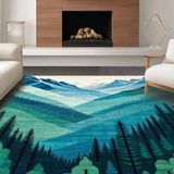 Cozy Blue Tones Wilderness(Blue)