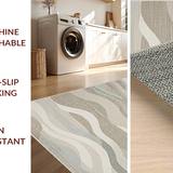 Inviting Softly Curved Geometric Style(Beige)