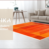 Ultra Soft Area Rug, Non Slip, Stain Resistant, Washable Area Rugs for Living Room, Bedroom, Fluffy Shaggy Nursery(Orange)