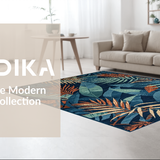 Elegant Botanical Tiled Aesthetic(Blue)