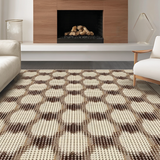 Chic Earthy Diamond Motif(Beige)