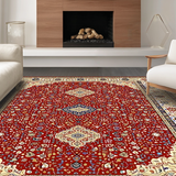 Artful Abstract Neutral Palette(Red)