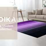 Ultra Soft Area Rug, Non Slip, Stain Resistant, Washable Area Rugs for Living Room, Bedroom, Abstract Gradient Ombre Aesthetic(Purple)