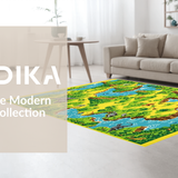 Vivid Dino Trail Imagination Canvas(Green)