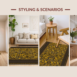 Luxurious Rustic Leopard Skin Appeal(Black)