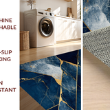 Dynamic Color Contrast Marble Design(Blue)