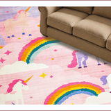 Whimsical Pastel Rainbow Swirl(Pink)