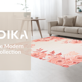 Ultra Soft Area Rug, Non Slip, Stain Resistant, Washable Area Rugs for Living Room, Bedroom, Vibrant Plush Modern Appeal(Ivory)