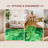 Elegant Olive Green Abstract Design(Green)