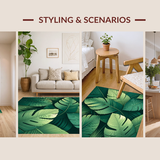 Charming Palm Leaf Motif(Green)