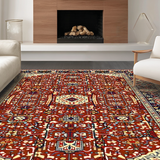 Chic Modern Ogee Style Motif(Red)