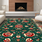 Vibrant Retro Botanical Delight(Green)