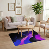 Multi-color and Patterns Multi-Color Abstract Wave Area Rug